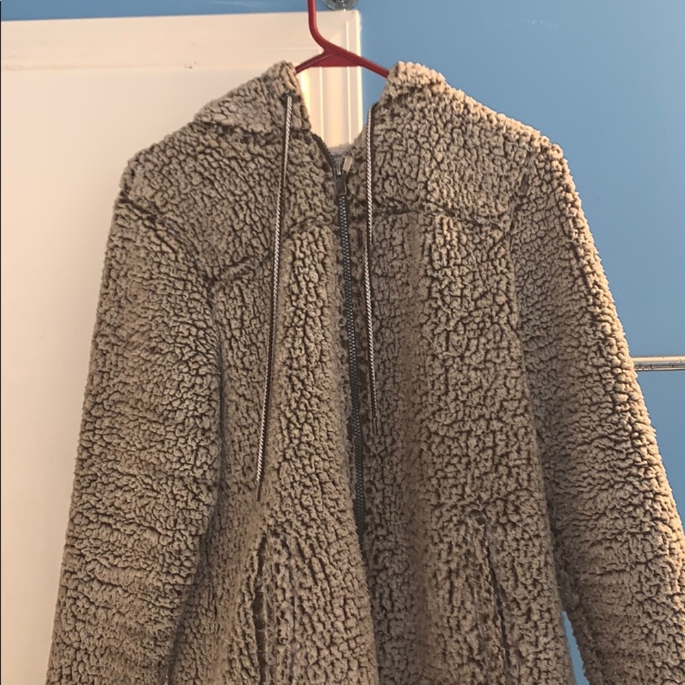 fluffy jacket